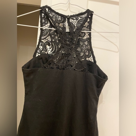 Black bodysuit top - Picture 2 of 3